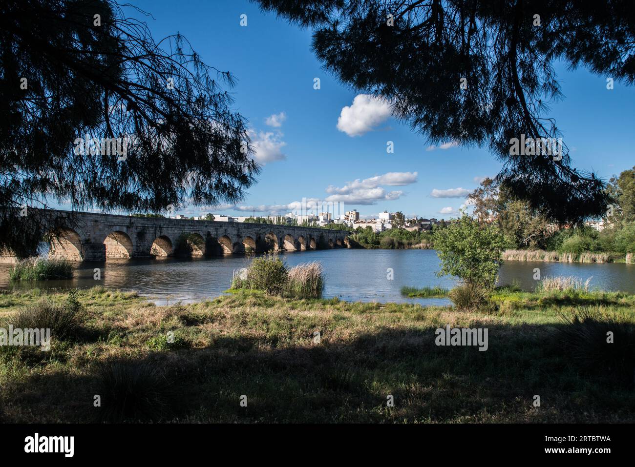 Römische Brücke, Merida, Spanien Stockfoto