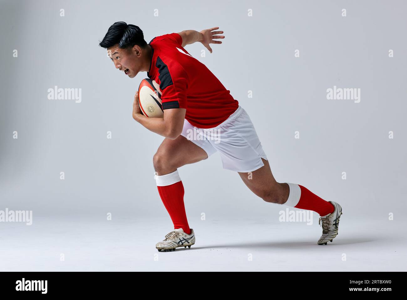 Rugby-Athlet Stockfoto