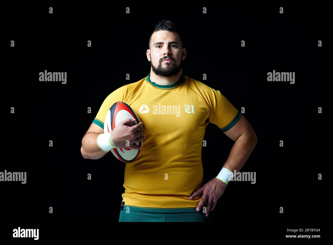Rugby-Athlet Stockfoto