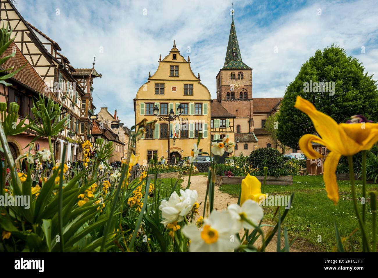 Rathaus, Turckheim, Grand Est, Haut-Rhin, Elsass, Frankreich Stockfoto