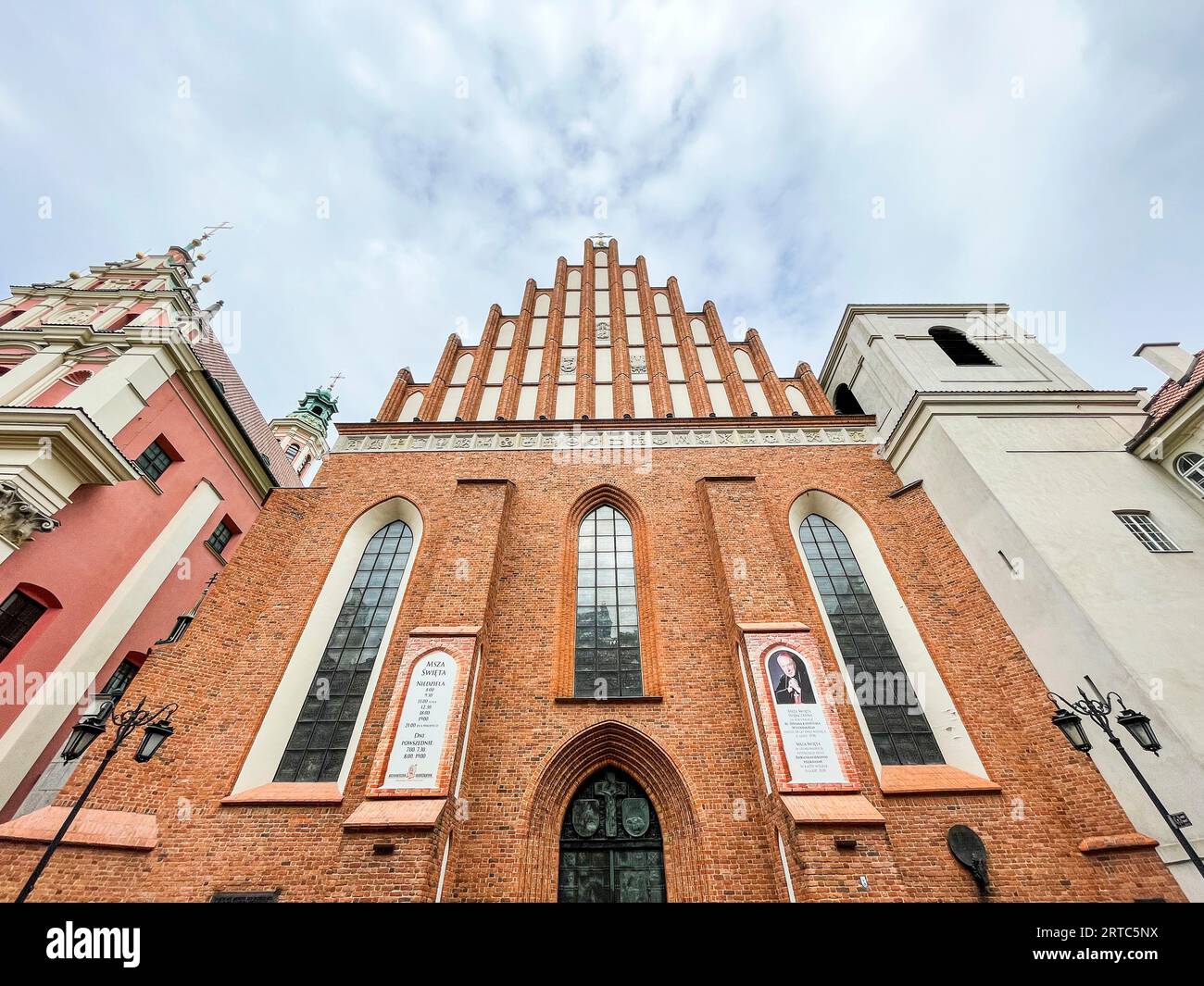 Polen, Warschau, Altstadt, Świętojańska-Straße, Kathedrale San Giovanni Battista Stockfoto