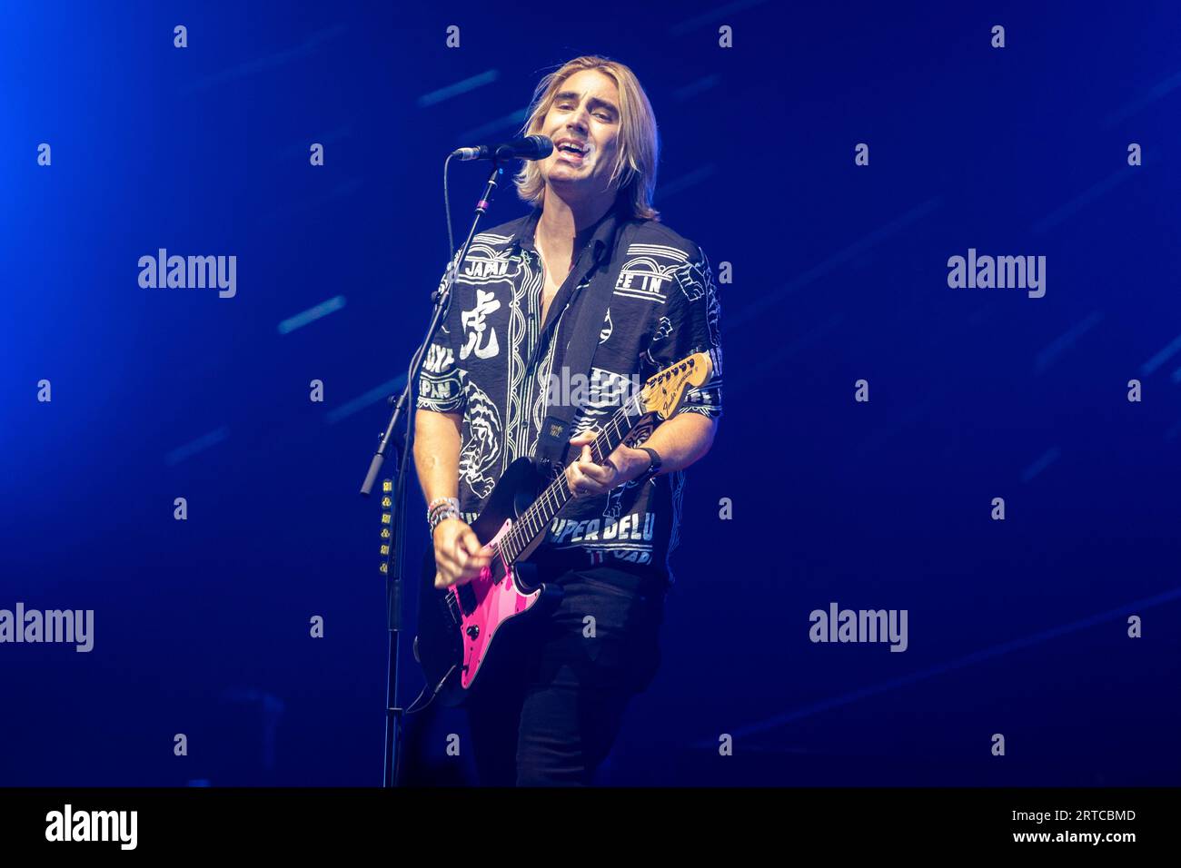 Charlie Simpson von Busted tritt am 10. September 2023 in London in der O2 Arena auf Stockfoto