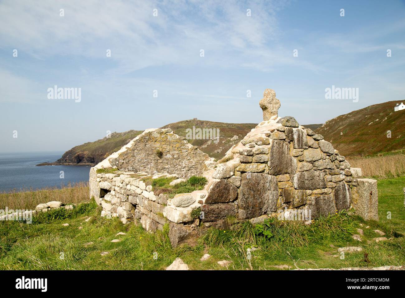 Cape Cornwall Cornwall Stockfoto