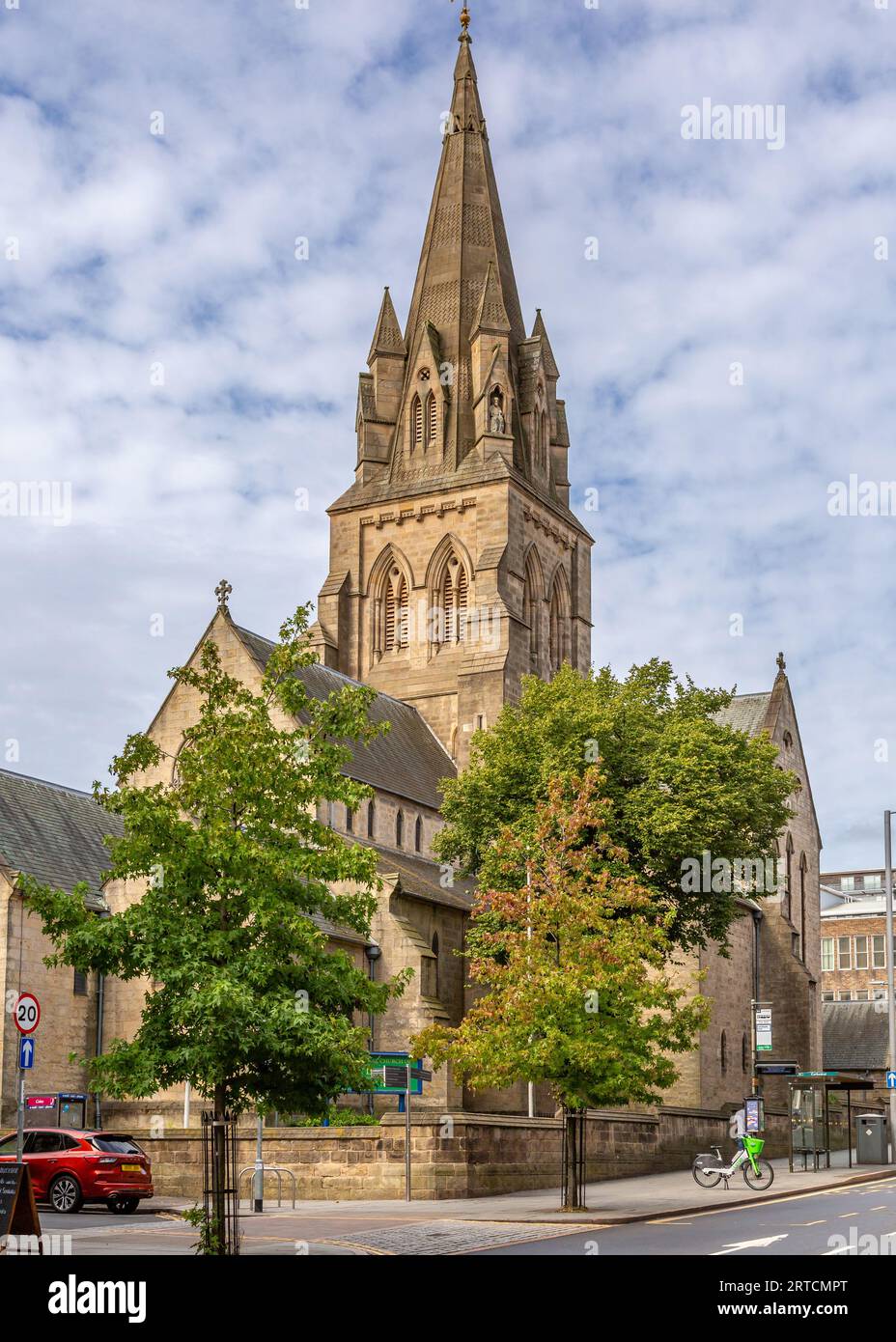 St. Kathedrale der Barnabas-Kirche in Nottingham, Großbritannien. Stockfoto