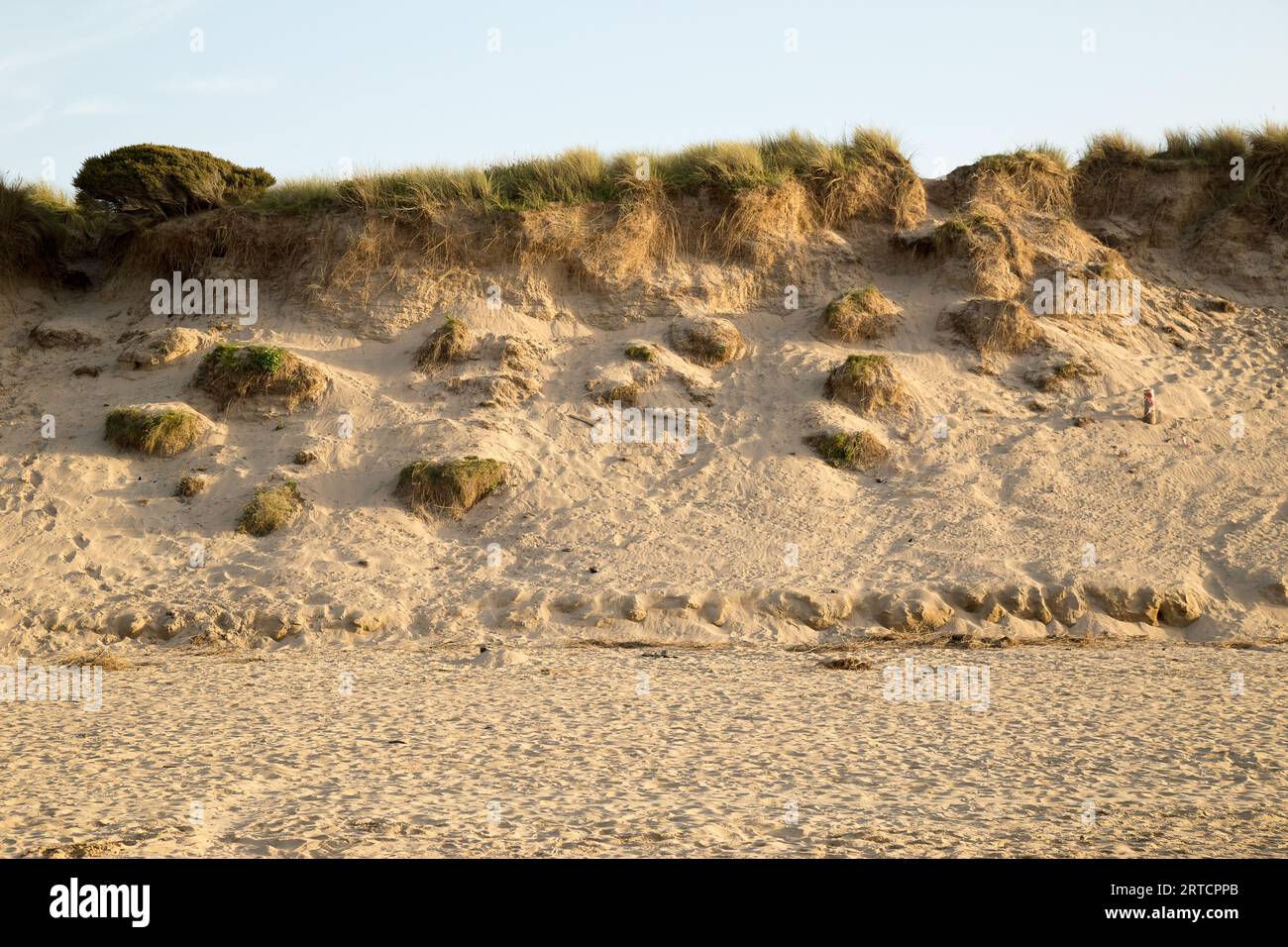 Crantock Beach Cornwall Stockfoto