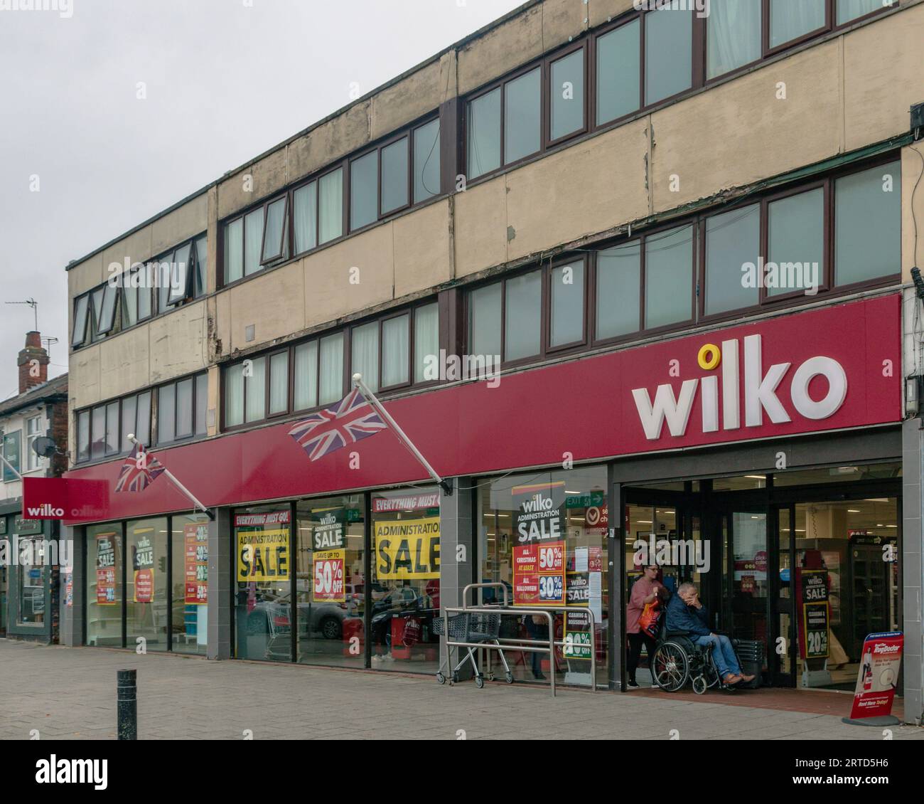 Derby, Großbritannien, 12. September 2023: Wilko Store Credit: Clive Stapleton/Alamy Live News Stockfoto