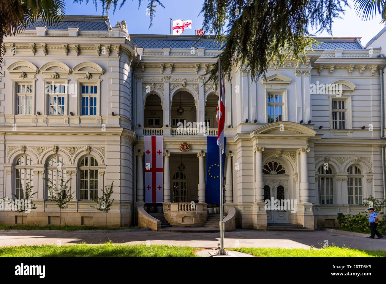 Präsidentenpalast in Tiflis, Georgien Stockfoto