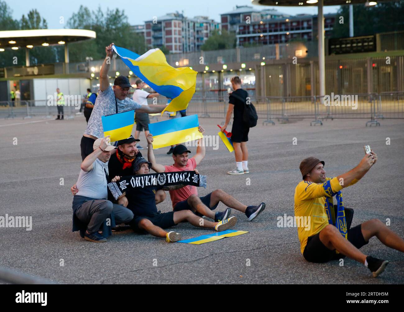 Mailand, Italien, 12.09.2023, Qualifikation für die Euro 2024, Qualifikationsrunde, Gruppe C, Fußballspiel zwischen der Nationalmannschaft Italiens und der Ukraine Stockfoto