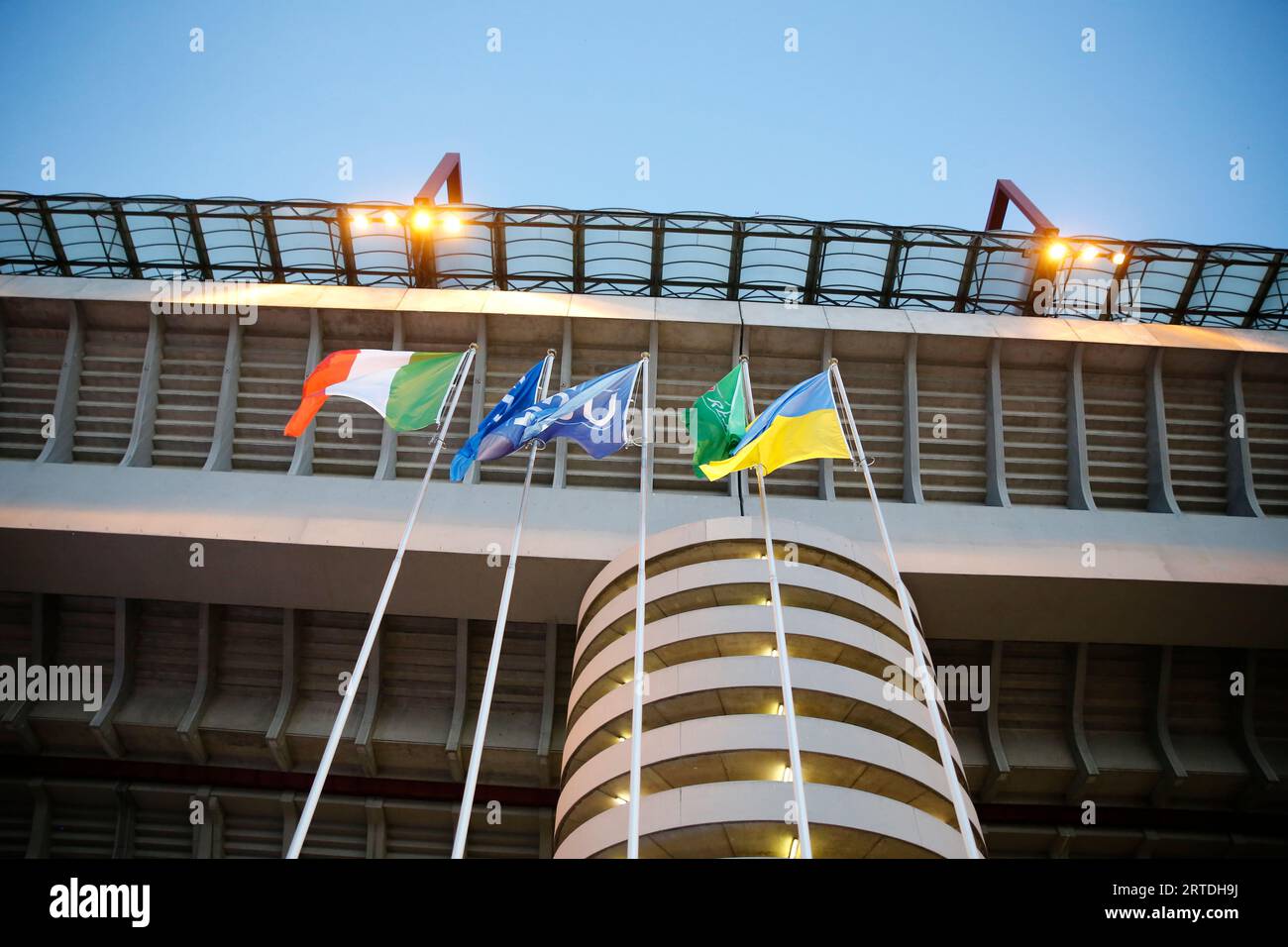 Mailand, Italien, 12.09.2023, Qualifikation für die Euro 2024, Qualifikationsrunde, Gruppe C, Fußballspiel zwischen der Nationalmannschaft Italiens und der Ukraine Stockfoto