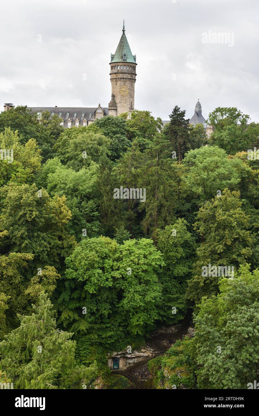 Plateau Bourbon and Forest, historisches Wahrzeichen, Luxemburg Stockfoto