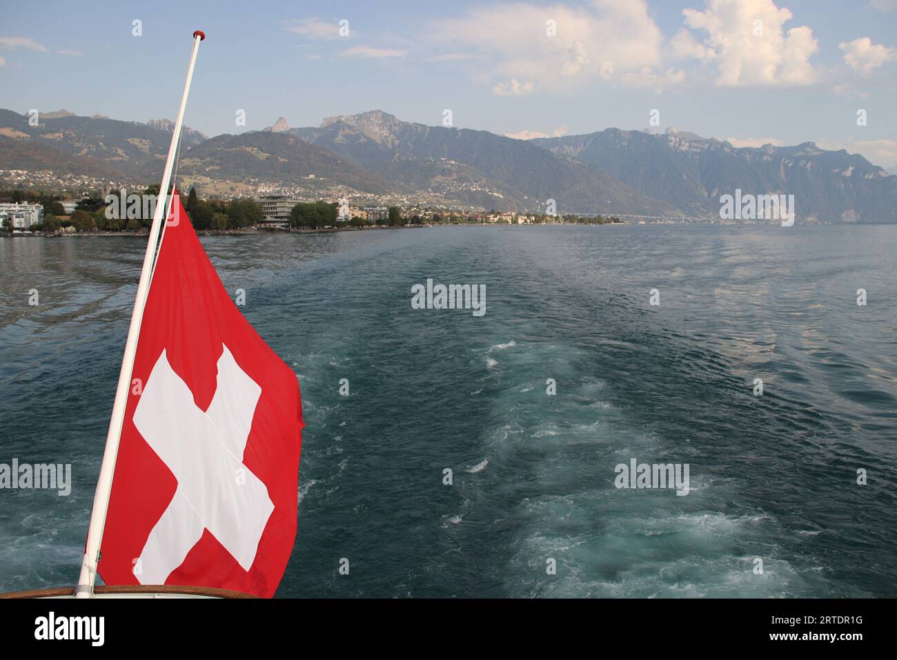 Szenen rund um den Genfer See Stockfoto