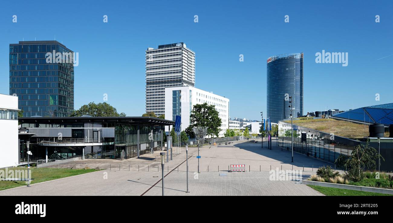 Bonn, Deutschland 08. September 2023: Gebäude des Weltkonferenzzentrums bonn im ehemaligen Regierungsbezirk Stockfoto