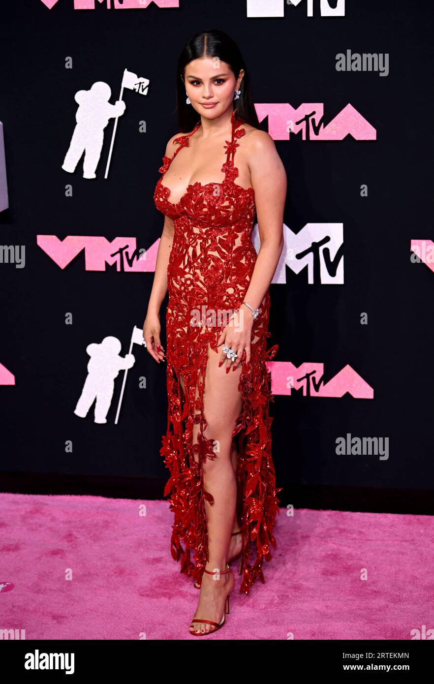 Selena Gomez nahm an den MTV Video Music Awards 2023 im Prudential Center in Newark, New Jersey Teil. Bilddatum: Dienstag, 12. September 2023. Stockfoto