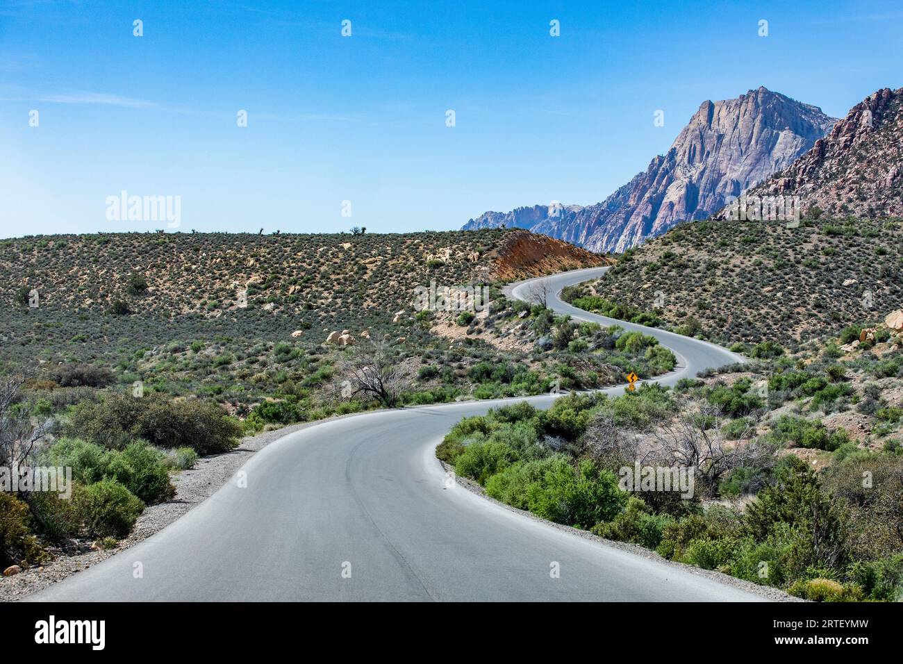 USA, Nevada, Las Vegas, Loop Road durch Red Rock Canyon National Conservation Area Stockfoto
