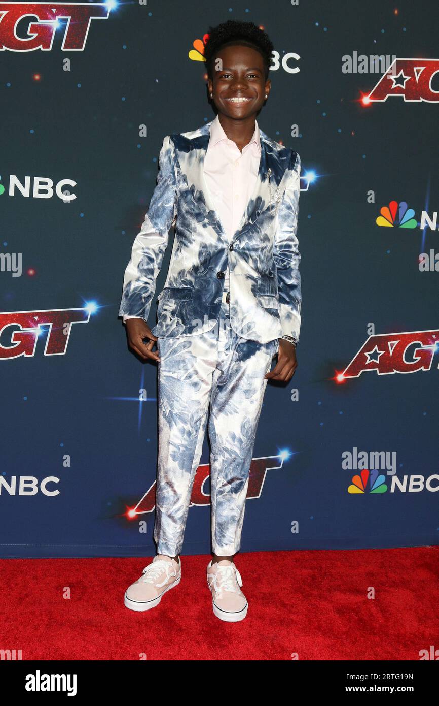 Pasadena, USA. September 2023. LOS ANGELES - 12. SEP: D'Corey Johnson bei der America's Got Talent Season 18 Live Show Red Carpet im Hotel Dena am 12. September 2023 in Pasadena, CA (Foto: Katrina Jordan/SIPA USA) Credit: SIPA USA/Alamy Live News Stockfoto