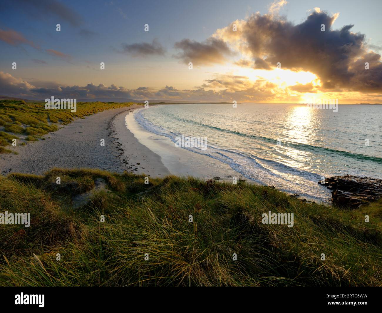 Clachan Sands, Uist, Äußere Hebriden Stockfoto