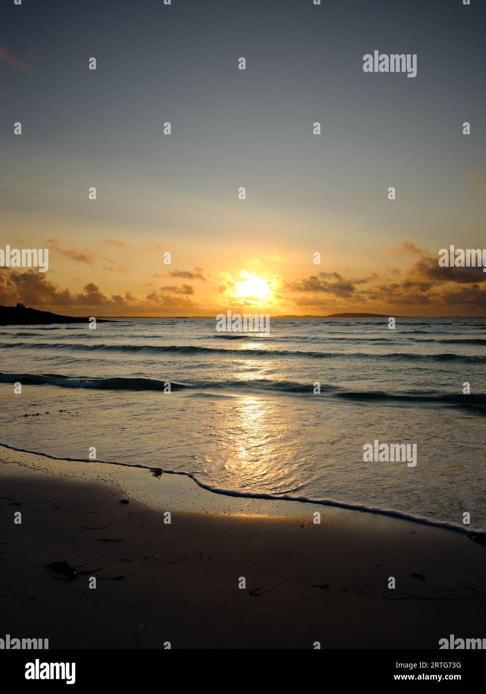 Clachan Sands, Uist, Äußere Hebriden Stockfoto
