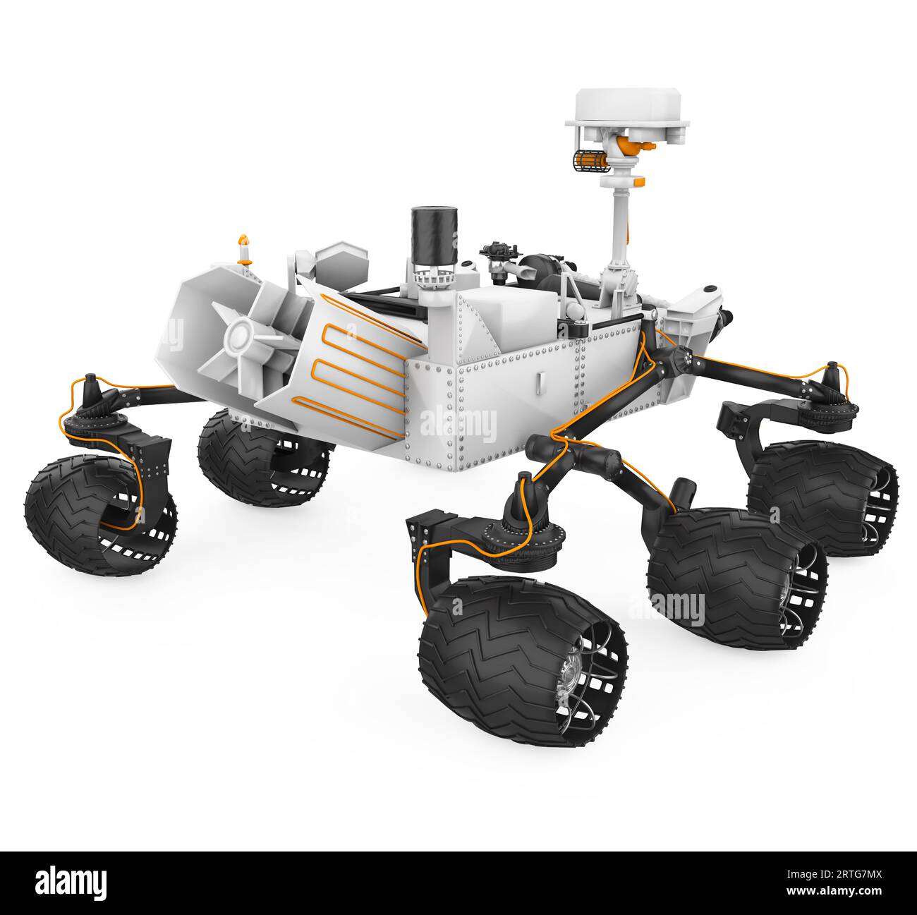 Neugier Rover isoliert Stockfoto