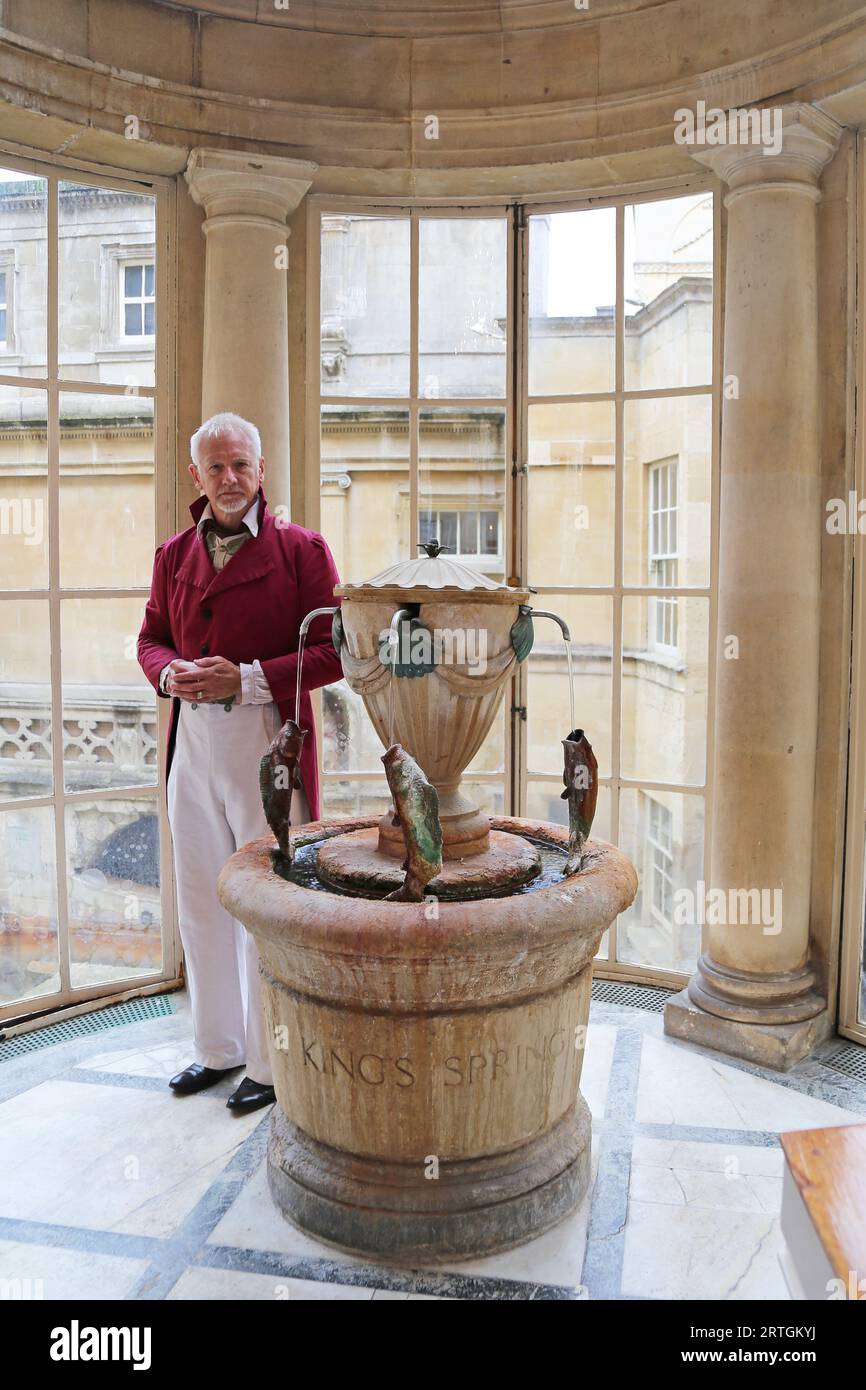 Jane Austen Festival 2023, King's Spring, Pump Room, Stall Street, Bath, Somerset, England, Großbritannien, Großbritannien, Europa Stockfoto