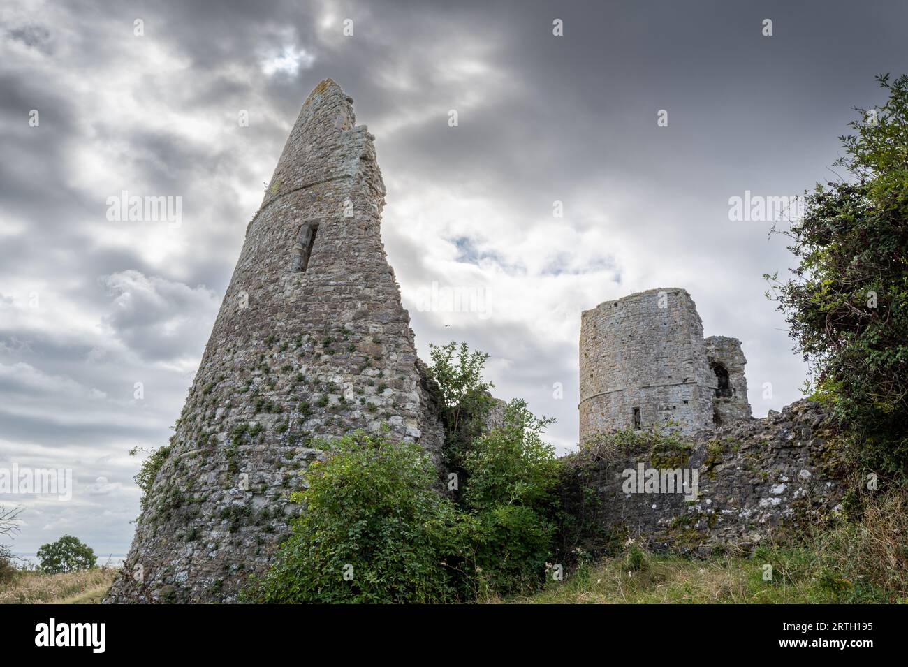 Hadleigh Castle Stockfoto