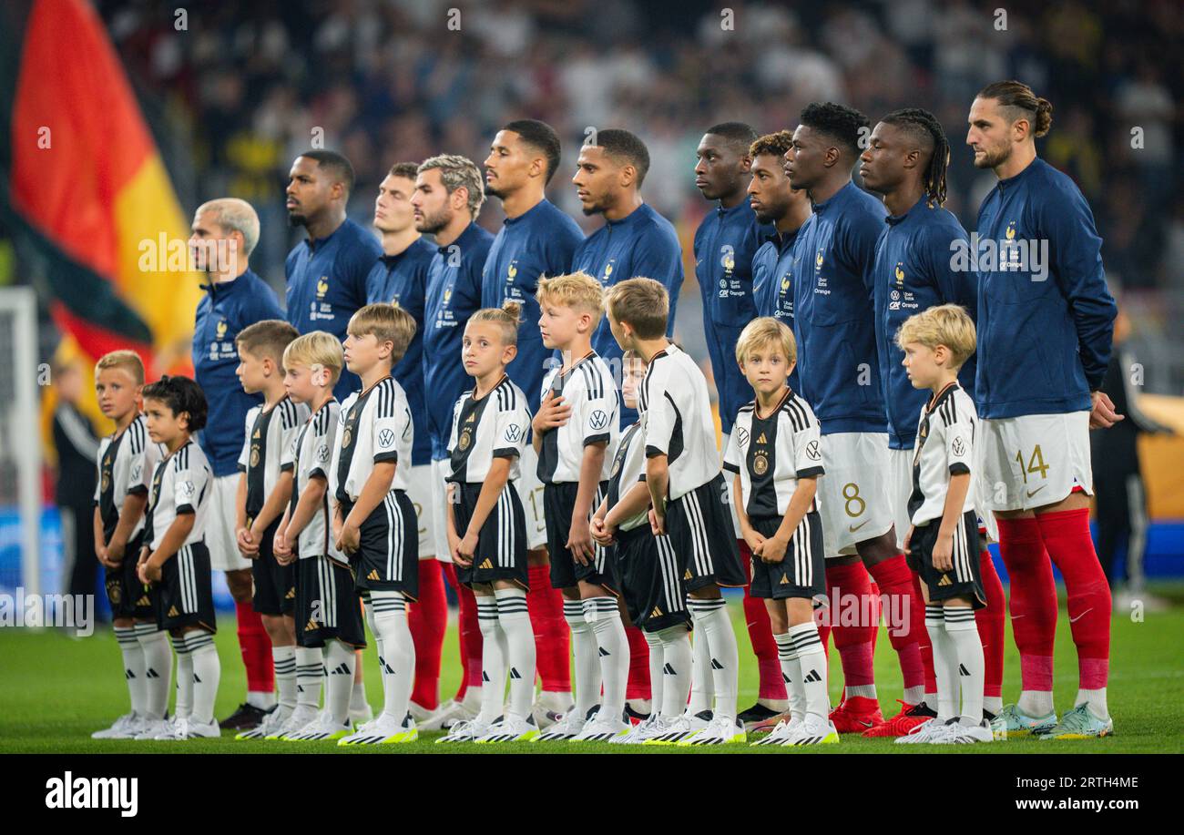 Dortmund, Deutschland. September 2023. Teamfoto Frankreich Deutschland - Frankreich 12.09.2023 Copyright (nur für journalistische Zwecke) von : Moritz Stockfoto