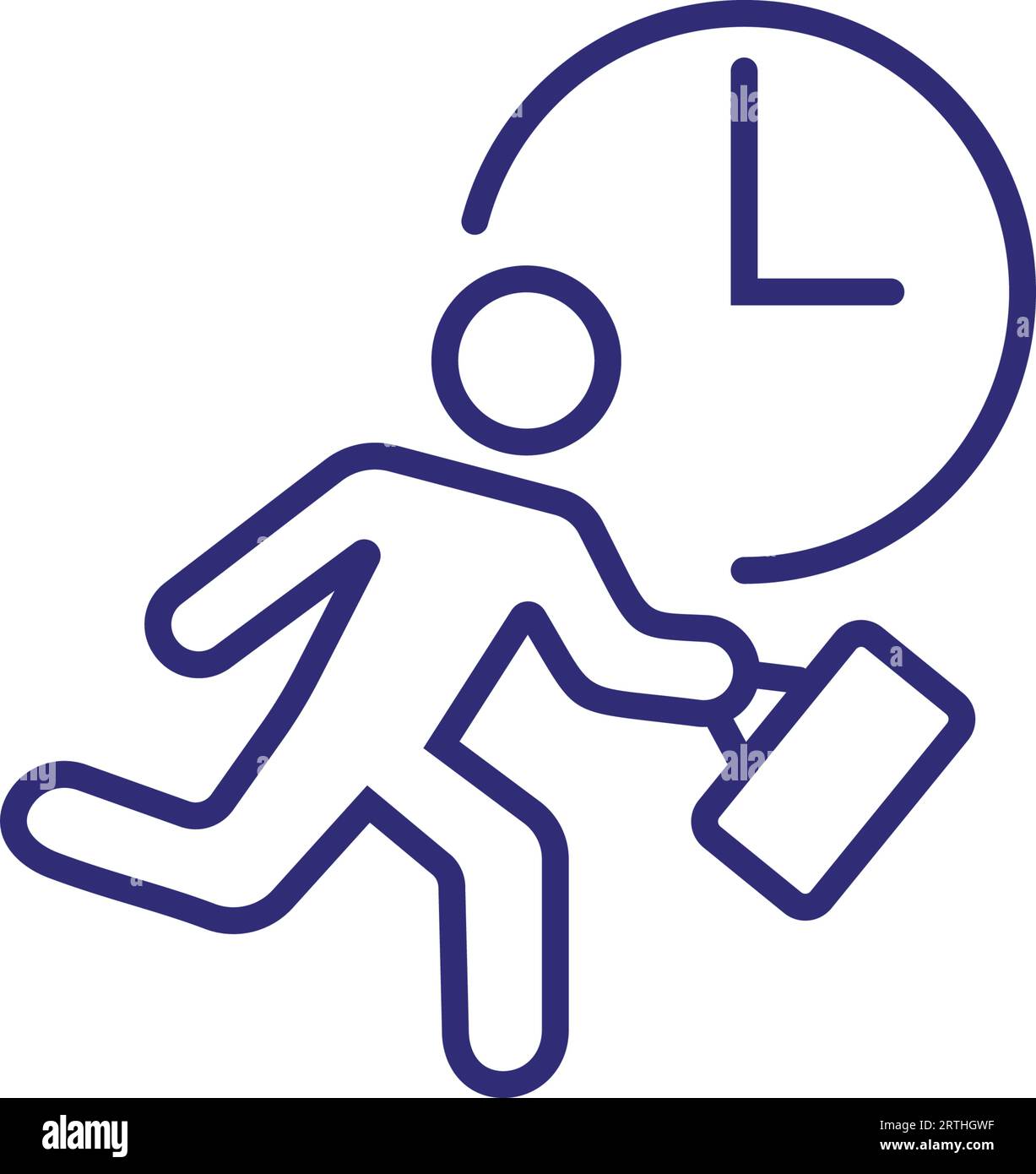 Symbol für die Eiste Line Stock Vektor