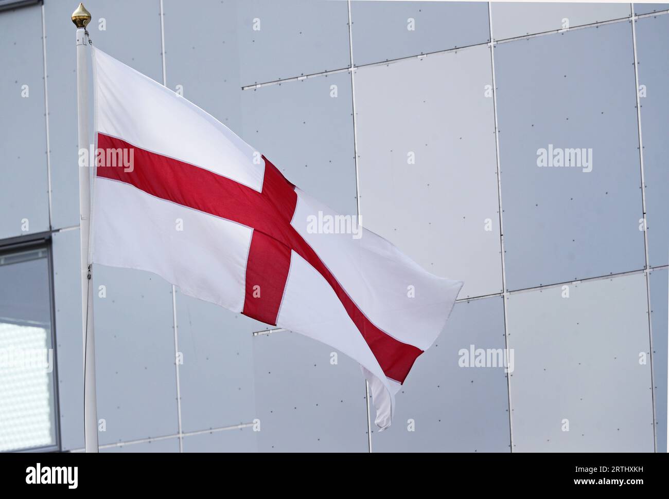 Die Nationalflagge Englands. Stockfoto