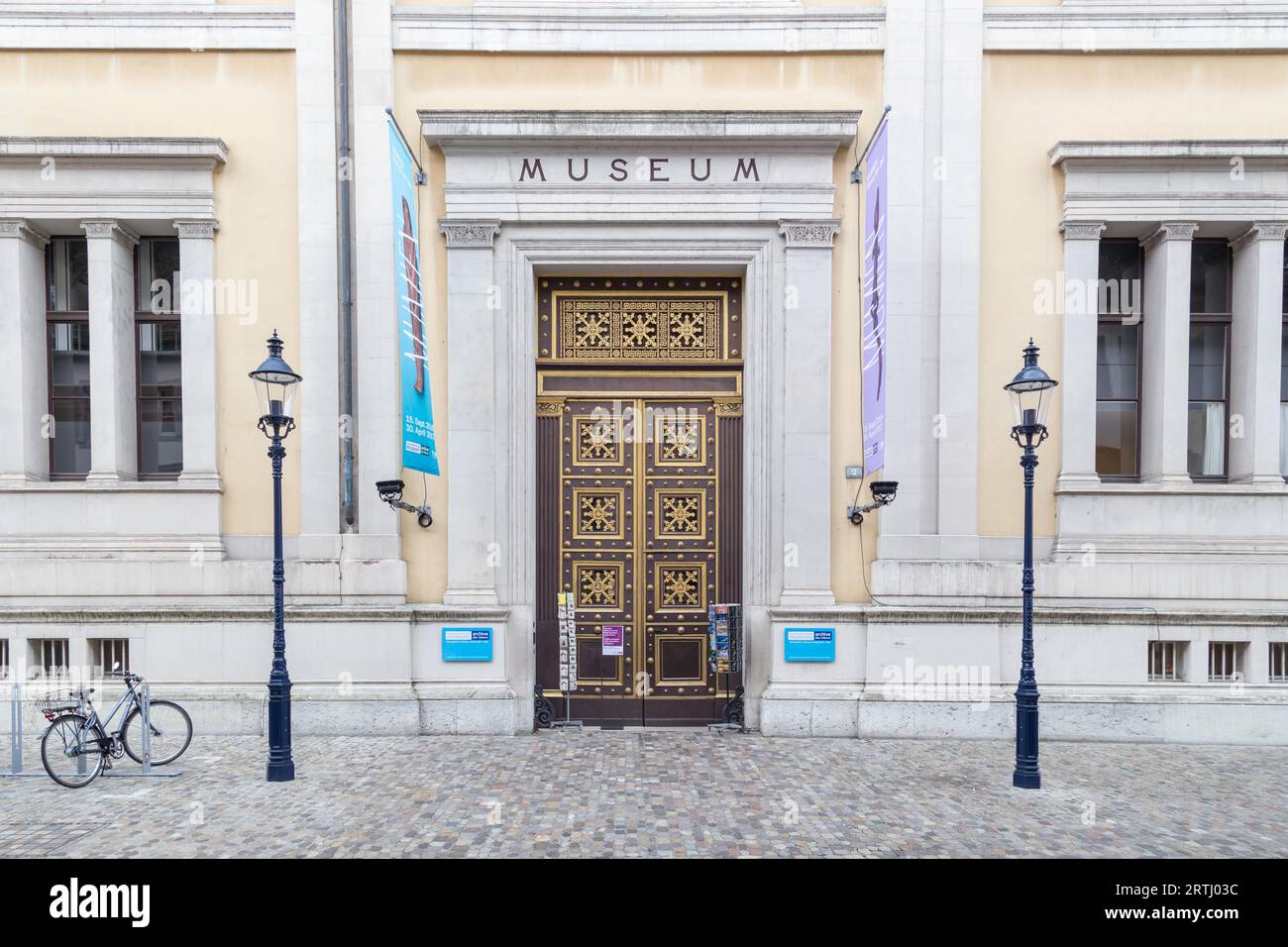 Basel, Schweiz, 20. Oktober 2016: Eintritt in das Naturkundemuseum in der historischen Innenstadt Stockfoto