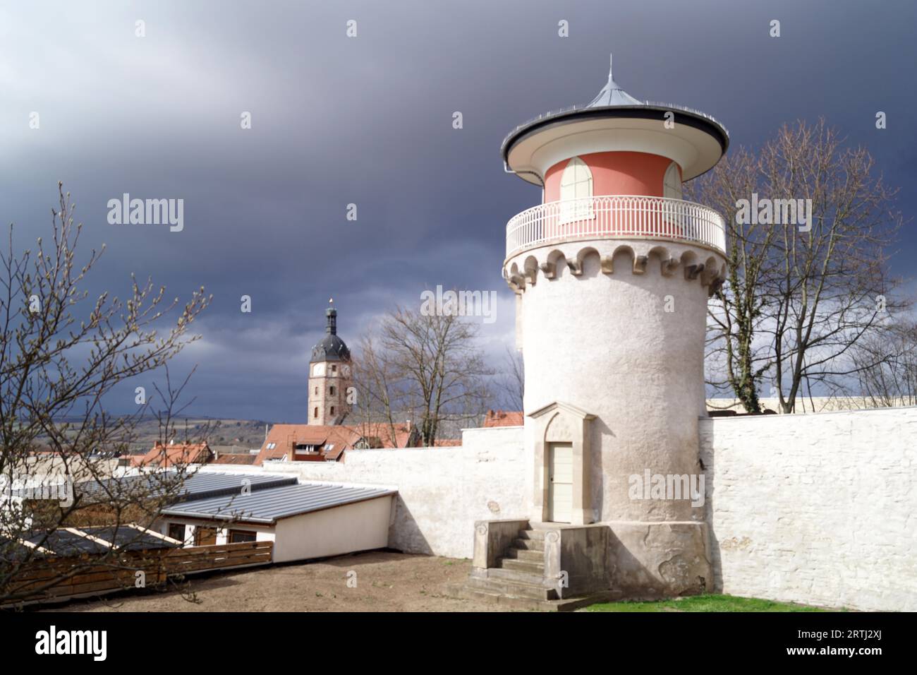 Sangerhausen ist die Hauptstadt des Landkreises Mansfeld-Süd-Harz im Land Sachsen-Anhalt. Sie ist im Südwesten der Stockfoto