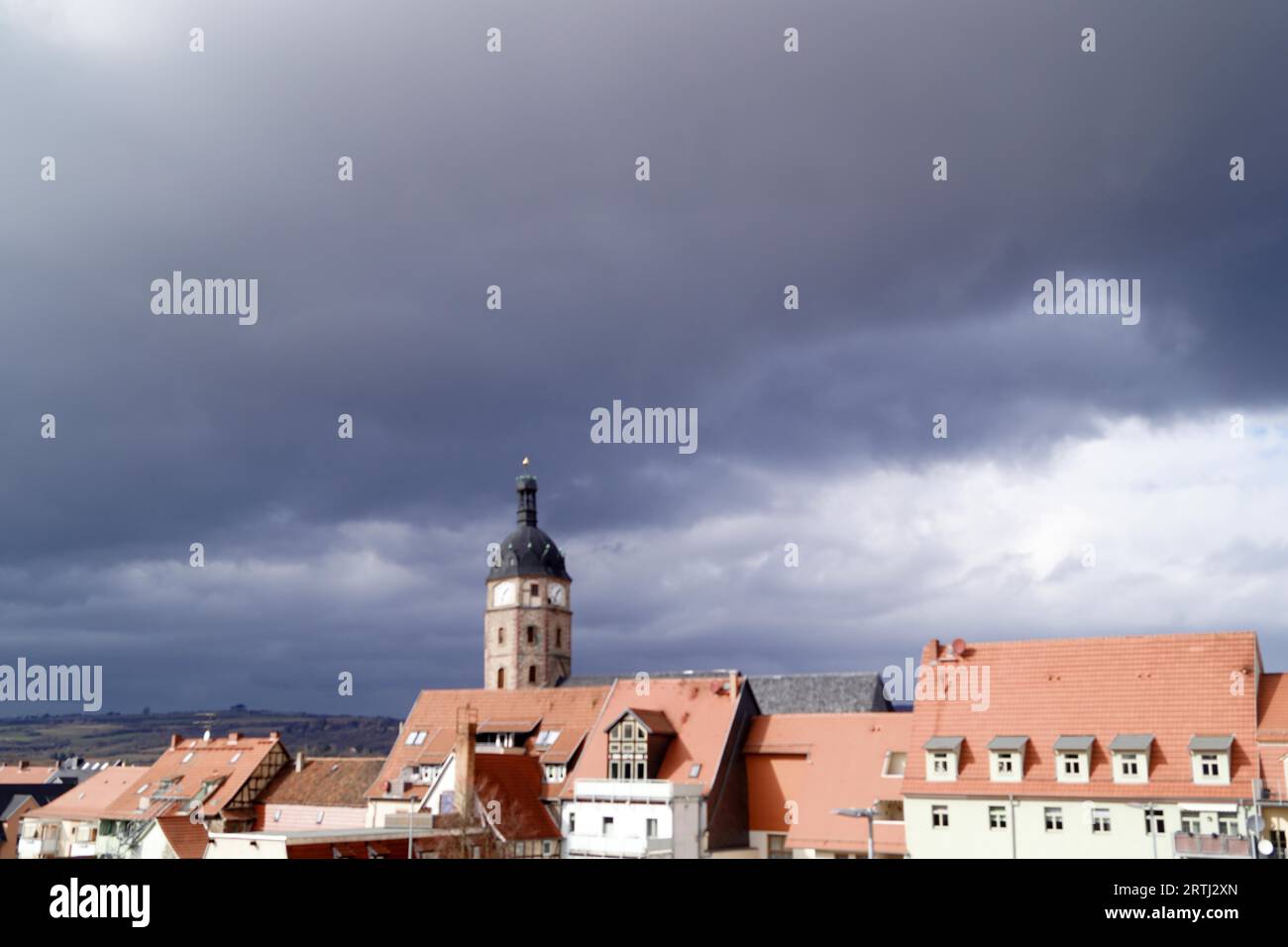 Sangerhausen ist die Hauptstadt des Landkreises Mansfeld-Süd-Harz im Land Sachsen-Anhalt. Sie ist im Südwesten der Stockfoto