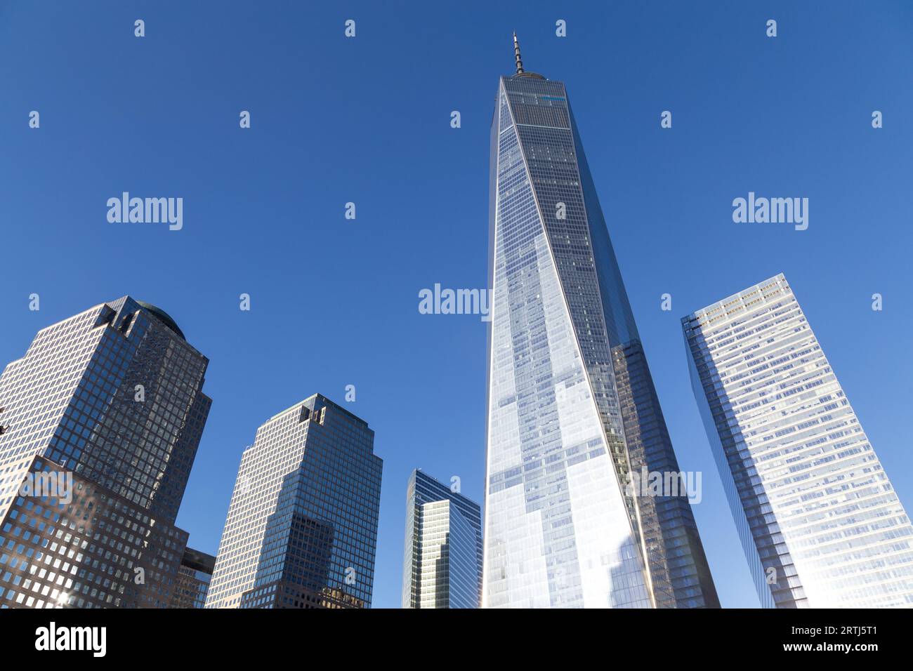 New York, United States of America, 18. November 2016: Blick auf das World Trade Center in Lower Manhattan Stockfoto