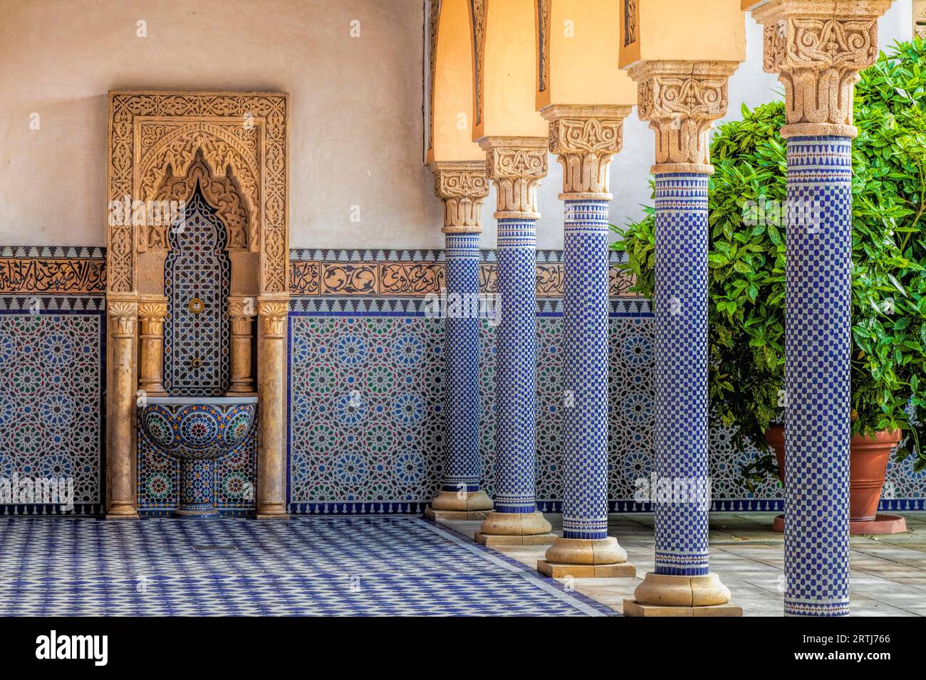 Orientalische Gärten der Welt Marzahn Berlin Deutschland Stockfoto