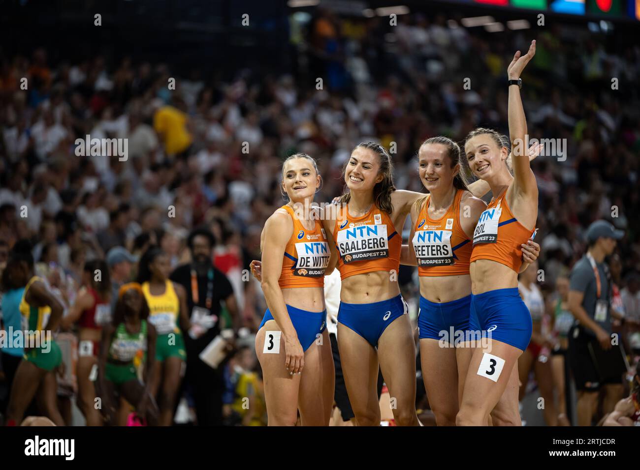 Cathelijn PEETERS, Eveline SAALBERG, Lisanne DE WITTE, Femke Bolin die