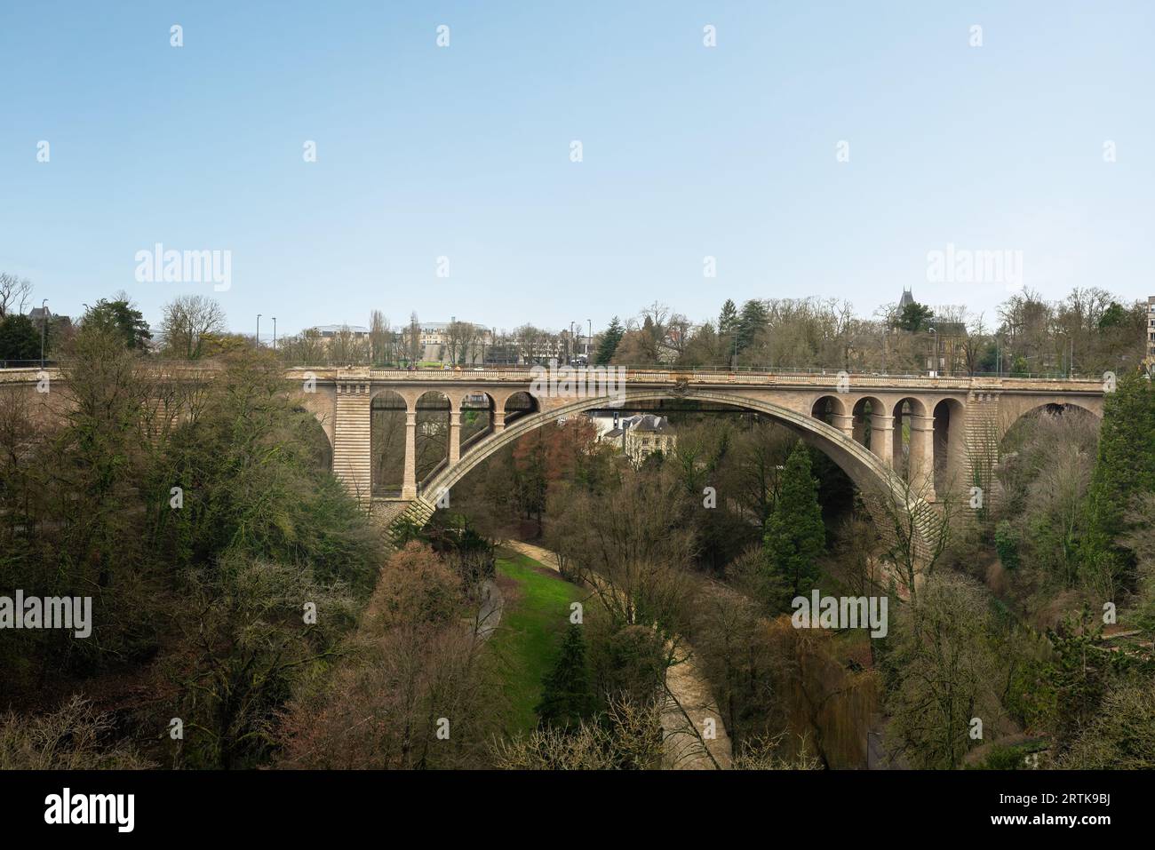 Adolphe-Brücke - Luxemburg-Stadt, Luxemburg Stockfoto