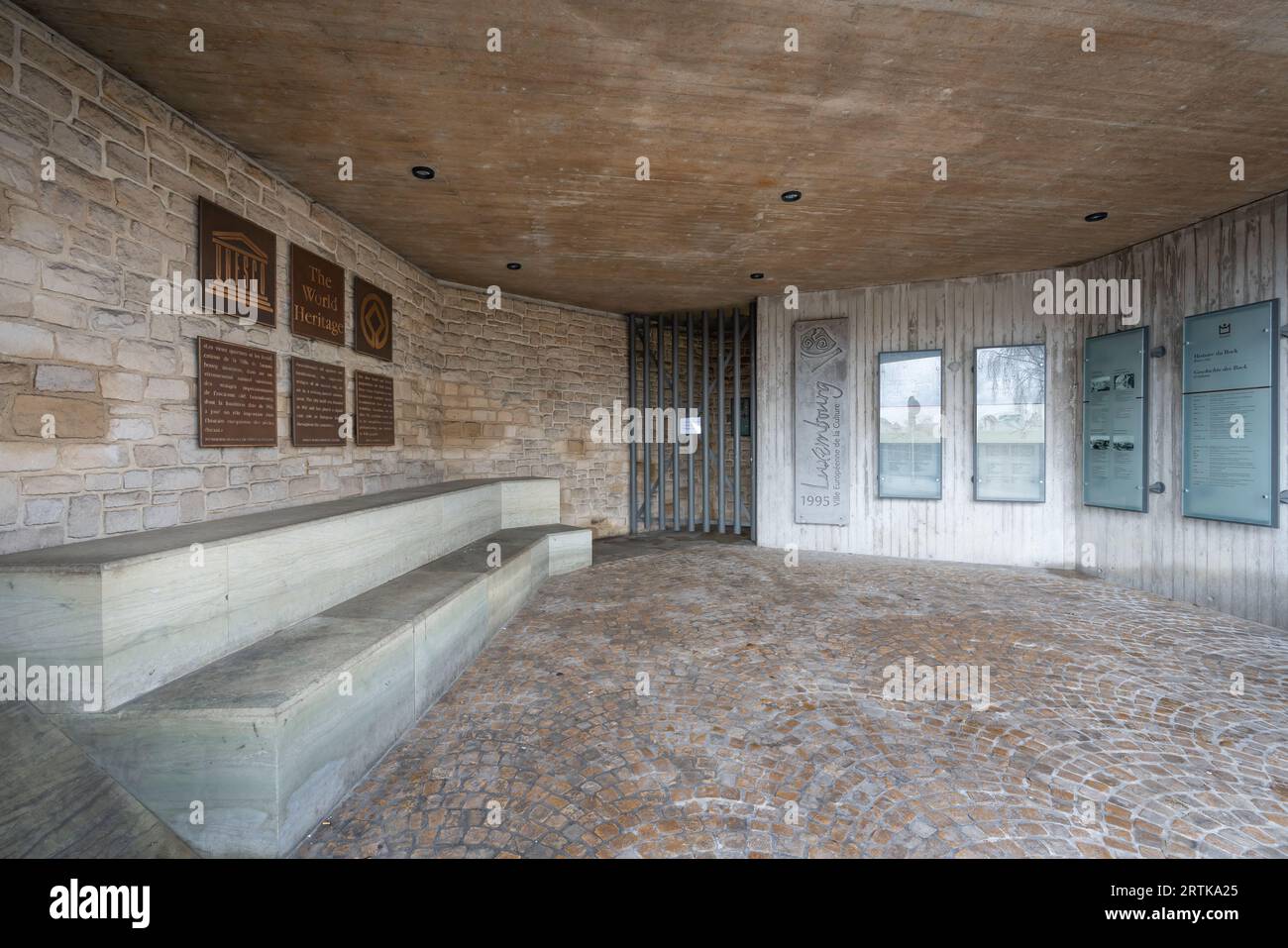 Bock Casemates Entrance (Casemates du Bock) - Luxemburg City, Luxemburg Stockfoto