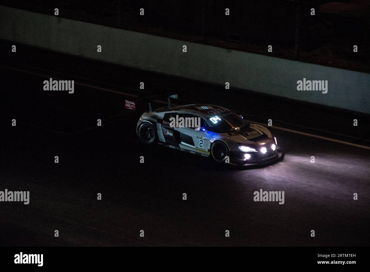 Fotobericht über die 24 Stunden von Spa Francorchamps mit exklusivem Hintergrundmaterial. Stockfoto