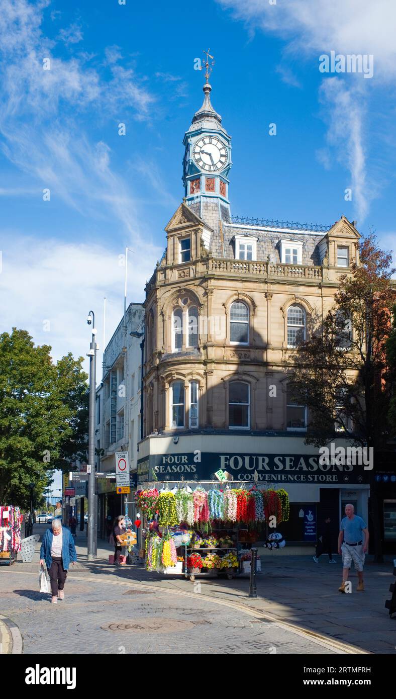 Das Baxter Gate-Gebiet von Doncaster Stockfoto