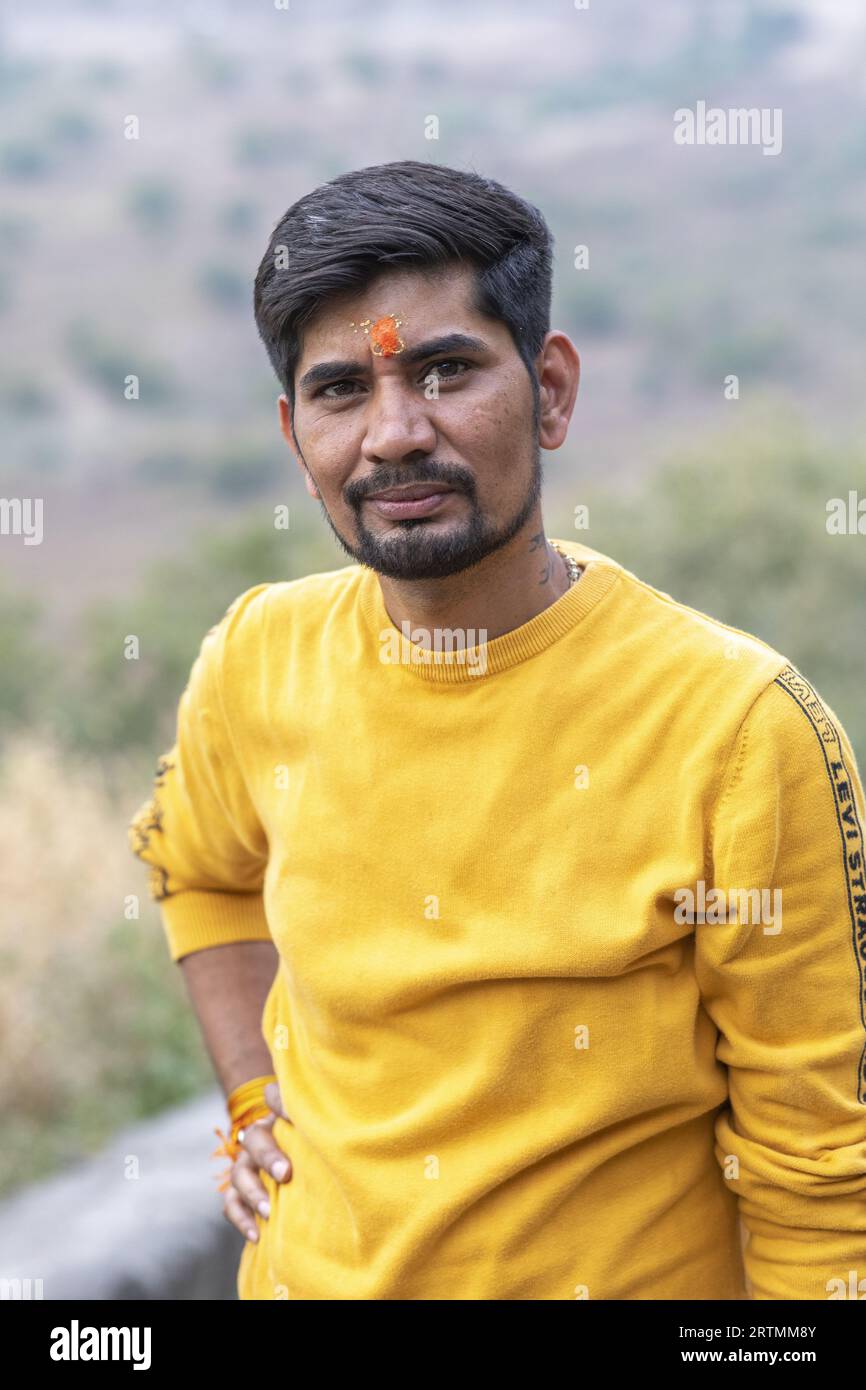 Hindu in Daulatabad Fort, Maharashtra, Indien Stockfoto