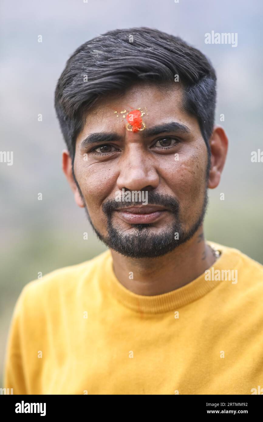 Hindu in Daulatabad Fort, Maharashtra, Indien Stockfoto