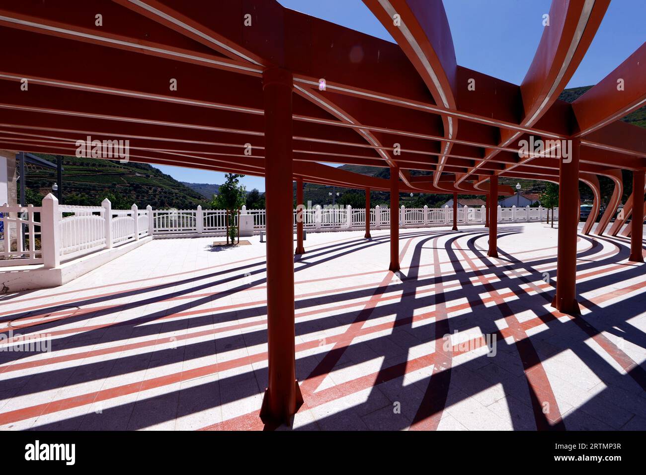 Der Bahnhof von Pinhao. Pinhao. Portugal. Stockfoto