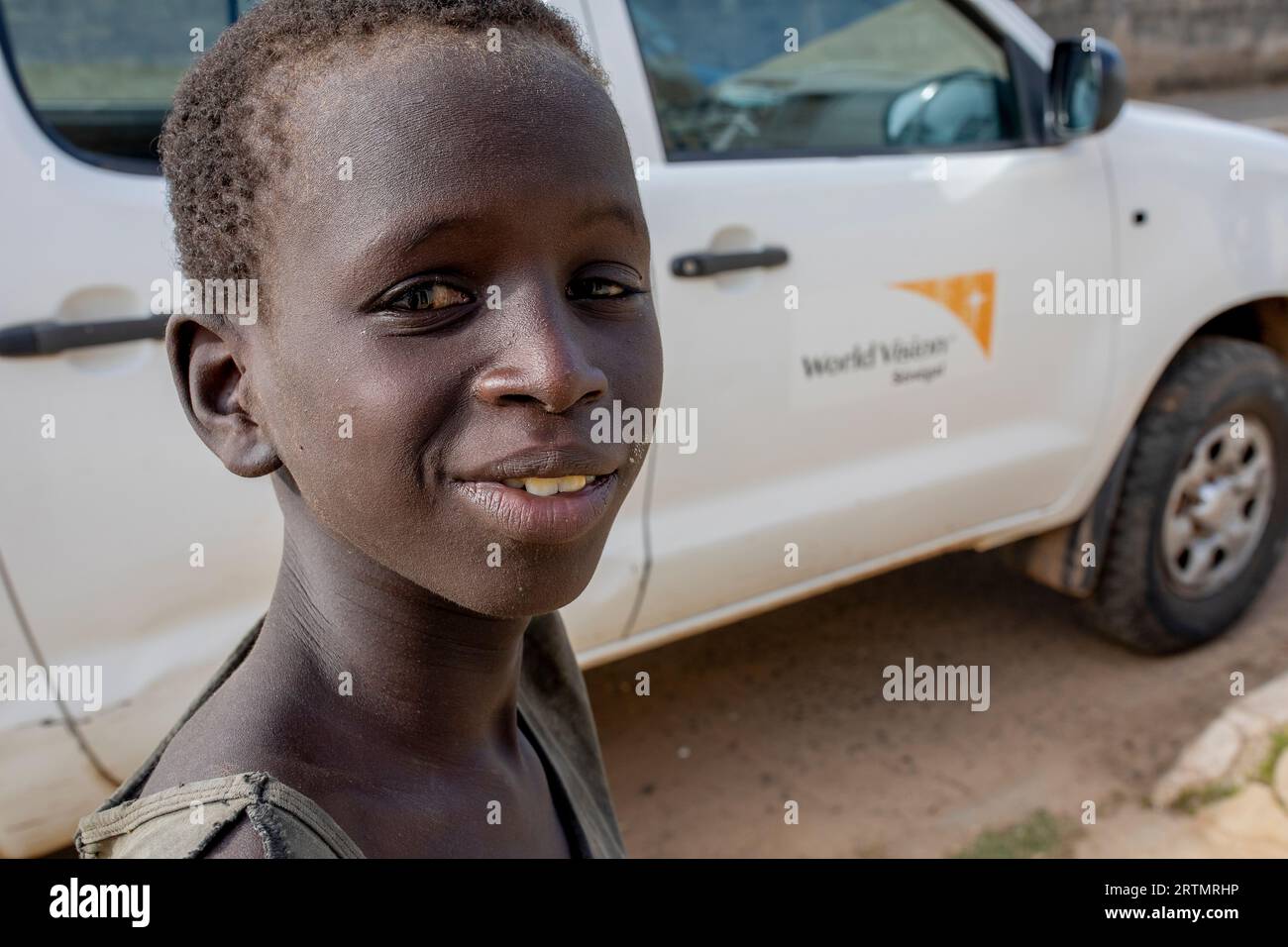 Talibe (Koranschüler) in Fatick, Senegal Stockfoto
