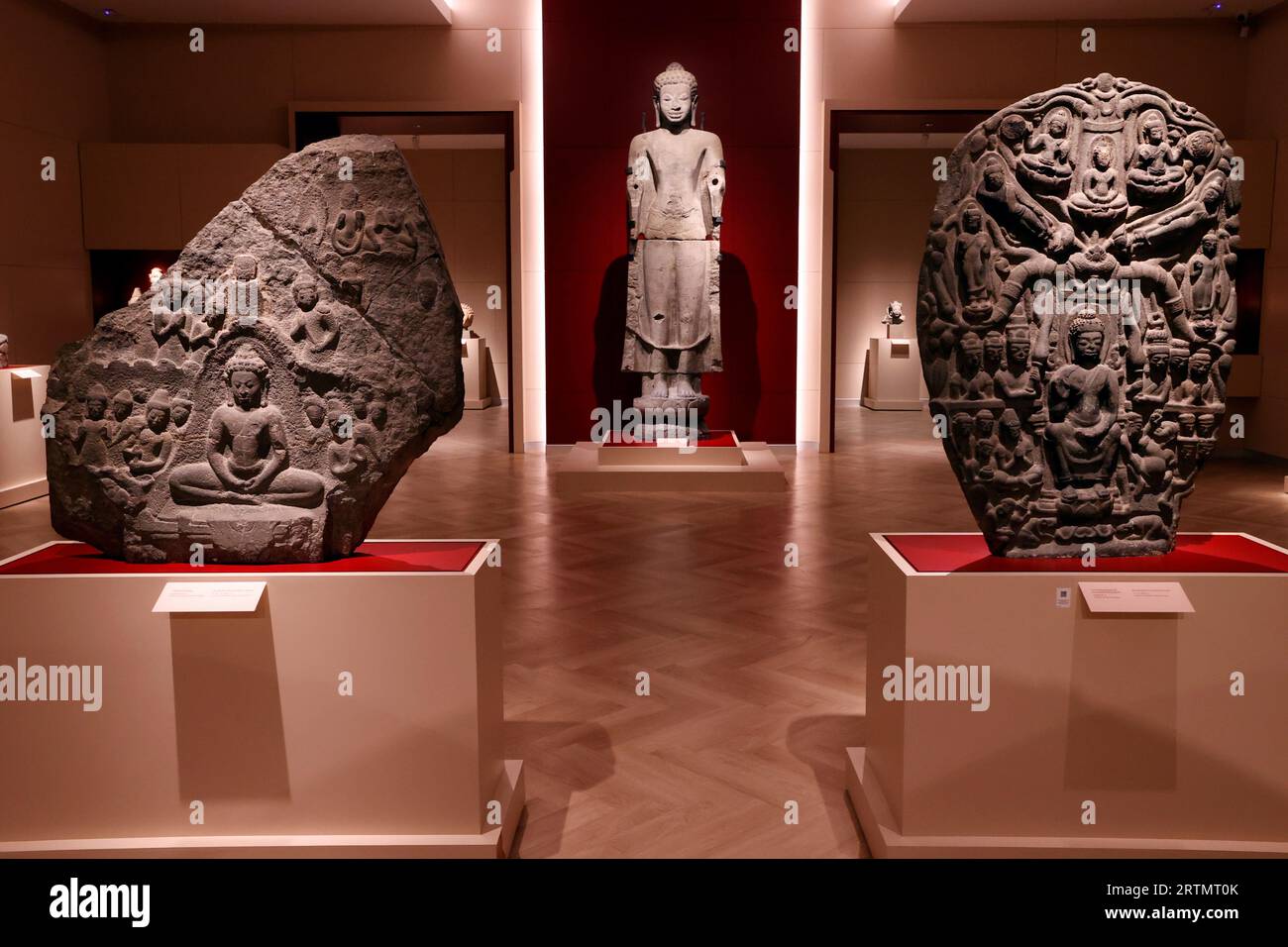 Bangkok National Museum. Buddha-Statuen. Thailand. Stockfoto