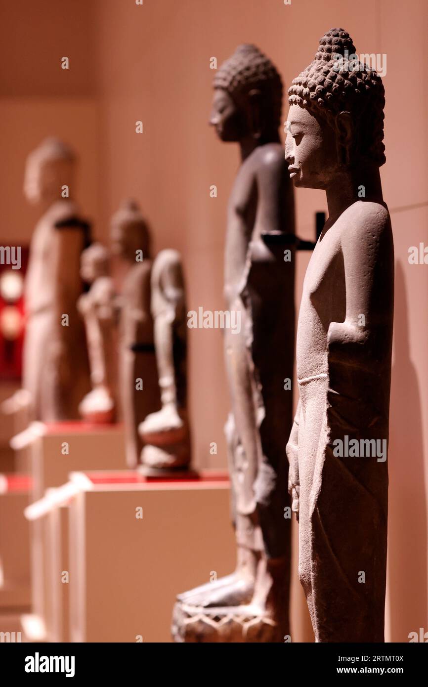 Bangkok National Museum. Buddha-Statuen. Thailand. Stockfoto