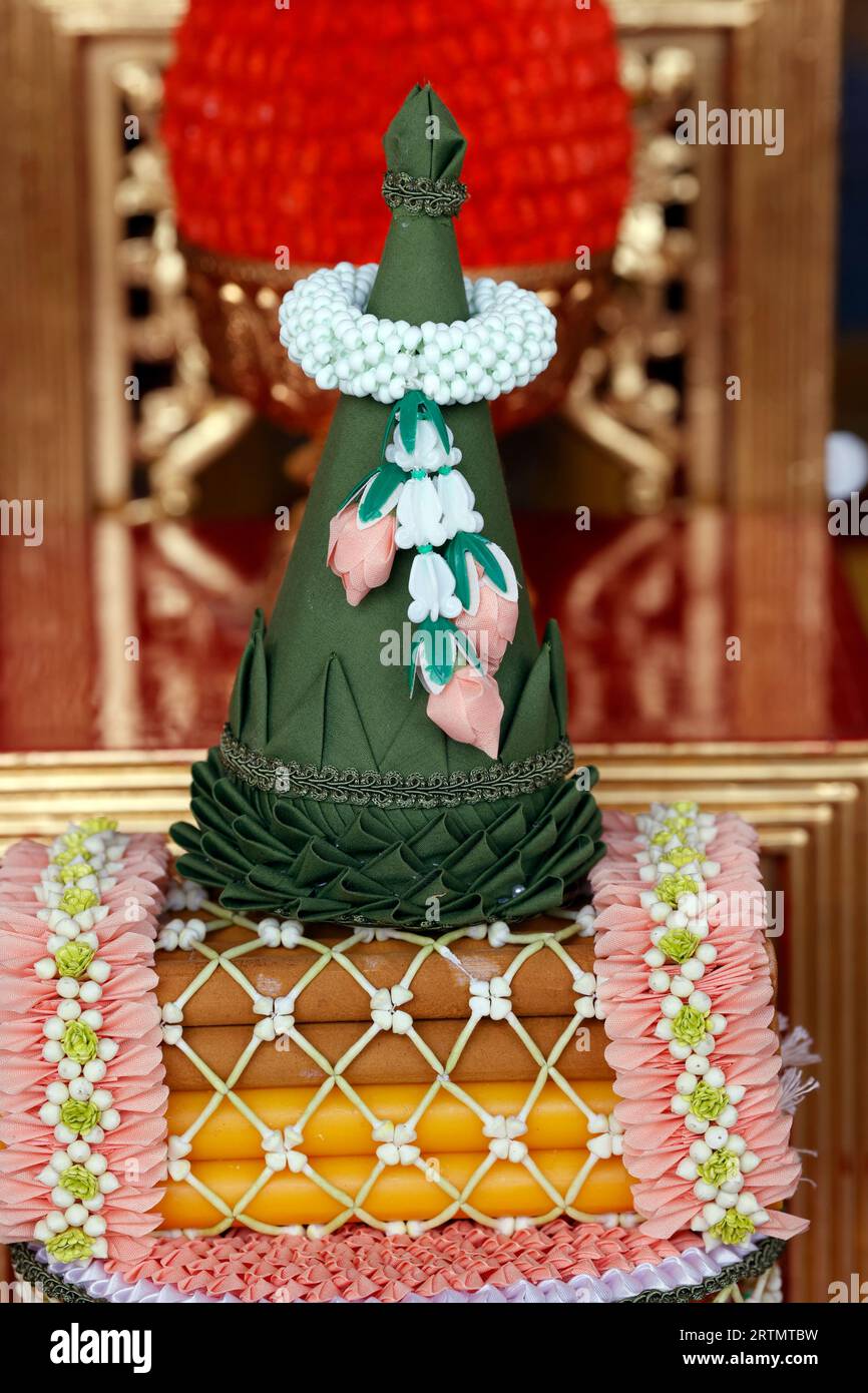 Wat Phra Kaew-Tempel. Tempel des Smaragd-Buddha. Bangkok. Thailand. Stockfoto