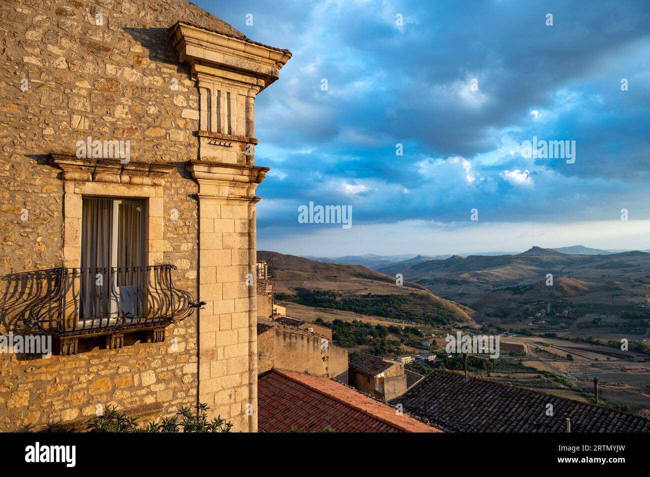 Gangi, uno dei borghi più belli d'Italia, Parco delle Madonie, Palermo, Sizilien Stockfoto