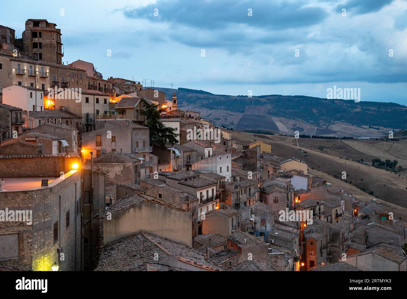 Gangi, uno dei borghi più belli d'Italia, Parco delle Madonie, Palermo, Sizilien Stockfoto