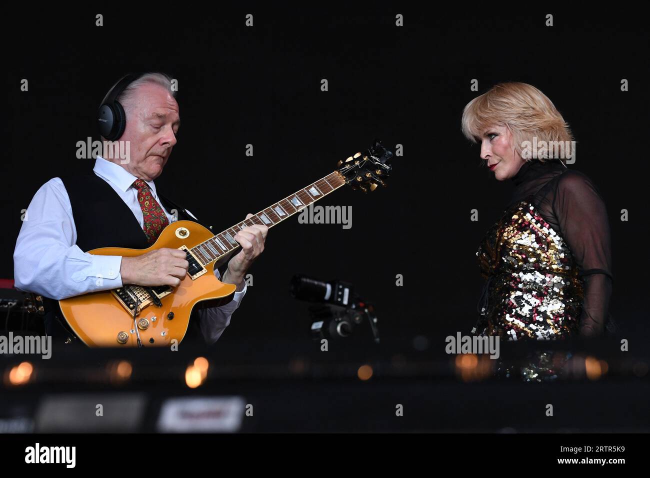 Toyah Und Robert Fripp Stockfoto