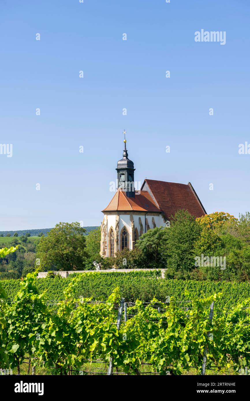 Wallfahrtskirche Maria im Weingarten, bei Volkach am Main, Unterfranken, Mainfranken, Bayern, Deutschland Stockfoto