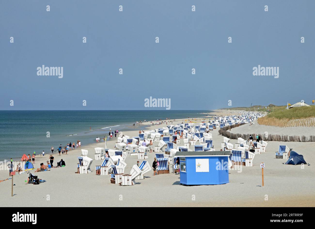 Nordseestrand auf der Insel Sylt Stockfoto