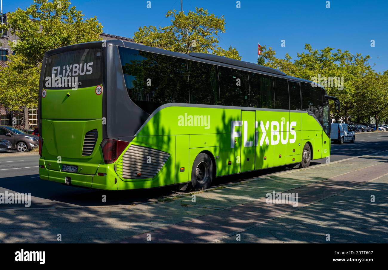 Coach, Flixbus, Berlin, Deutschland Stockfoto